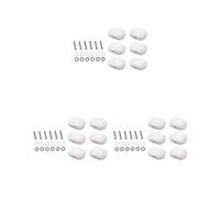 3 set 6 Acrylic Guitar Tuning Pegs Tuners Machine Heads Buttons White Pearl