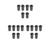 3 set 6x Electric Guitar Through Body String Mounting Ferrules Bushings Black
