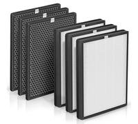 3-Set Alexapure Breeze Filter Replacement AP-B103 and AP-B104 Compatible with Alexapure Breeze Air Purifier AP-B102 and 3049 with 1x H13 True HEPA Filter AP-B103 and 1x Activated Carbon Filter AP-B104