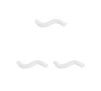 3 set Anti Fouling Plastic Material - Keep Your Pet Safe From Harm Easy To Use ABS Tunnel For Mink Guinea Pig Portable Pet Toy White 100 * 10 cm