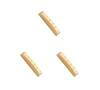 3 set Bass Guitar Top Nut Universal Music Playing String Instrument Metal String Roller Accessories Spare Part Replace Components 6, 6 strings