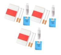 3 Set Bubble Cigarette Machine for Men Women, Fake Cigarette Stress Relief Toy Mini Bubble Blowing Cigarette Bubble Blower Bubble Wands Wedding Birthday Christmas Party Gift (A)