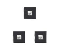 3 set Children Baby Photo Album Scrapbooking Kids Poster Picture Postcard Storage Book Card Photographic for Kindergarten Black