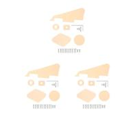 3 set Cream LP Guitar Pickguard&Cavity Cover&Selector Plate&Switch Cover&Bracket