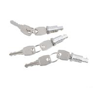 3 Set Door Lock with Keys for Defender 90/110/130 Replacement Set MTC6504 Metal Sliver Exterior Door Panels