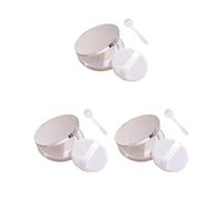 3 Set Empty Portable DIY Makeup Powder Case Refillable Convenient for Home Outdoor A Set A