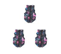 3 set Experience Ultimate Comfort Suitable Size Winter Pet Clothes Polyester Small Dog And Cat Padded Winter Clothing Dog Coat Black S