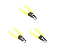 3 Set Fiber Optic Stripping Tool, Three Holes Miller Pliers, 5.8" Fiber Stripper
