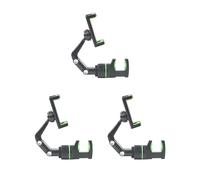 3 set Guitar Phone Holder Mic Stand Mount for Guitar Lessons Tutorials Black Green