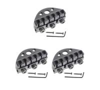 3 set Guitar String Locking Nut for Headless Electric Guitar Accessories 42mm Black