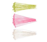3 Set Heated Curler Roller Plastic Hairdressing Tool Green
