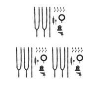 3 Set Helping Hands Soldering Third Hand Tools 3X Illuminated Magnifier