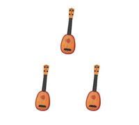 3 set Kids Musical Toy My First Ukulele Children Mini Guitar Set 4 Strings E Yellow cylinder