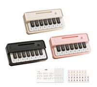 3 SET Mini Pocket Piano, Portable Piano Keyboard, Electronic Musical Instrument Toy, Educational Beginner Pianos For Kids Ages 3-6, Girls Boys Preschool Learning Fun At Home Or Travels