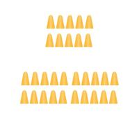 3 set of 10 Pieces Nib Caps Professional Wear-resistant Silicone Touchscreen Pen Tip Case Cover Large Resistance Nib Sleeve Orange