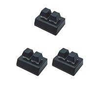 3 set of 2-Key Mechanical Gaming Keypad Hot Swap Programming Black Red switch