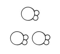 3 set of 77mm Hand-held Special Effects Filter Kaleidoscope Prism Handle 2Finger Ring