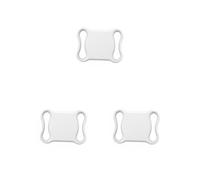 3 set of GPS Pet Tracker Dog Locator Location & Activity Tracker for Cats Pets Kids White, 45 x 33mm