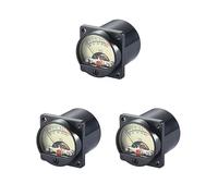 3 set of High Precision VU Panel Meter VU Audio Level Amp with Warm Back Light Black