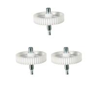 3 Set of Meat Grinder Mincer Gear Replacement Spare Parts for Home Kitchen L, White