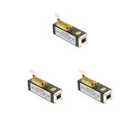 3 set of Network Adapter Ethernet LAN Surge Protector Arrester