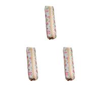 3 Set Pencil Case Stationery Bag Cute Appearance Large Capacity Makeup Cases Pens Pouch Cosmetic Fitting Pen Bags Light Blue Floral