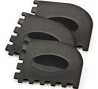 3 Set Plastic Grill Pan Scraper Tool for Griddle Cleaner, Cast Iron Accessories, Kitchen Cleaning Tool Kit