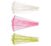 3 Set Plastic Perming Hair Pins for Secure Roller Fixing | Reusable Colored Pieces, Smooth Surface, Hair Types and Textures Random Color