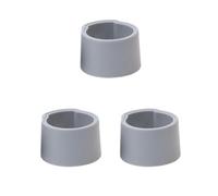 3 set Silicone Saxophone Fastener Clip Saxophone Accs for Professionals Concert Gray, 3 x 2 cm