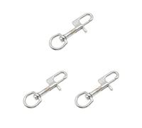3 set Stainless Steel Swivel Bolt Snap Hook Clip Scuba Diving 90mm Single Ended
