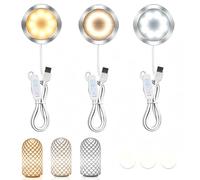 3 Set Three Colors 3D Printer LED Lamp Kit 001, 5V USB Powered, for Bambu Lab Makerworld, DIY Hardware Model Spare Parts