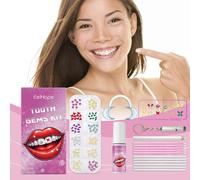 (3 Set) Tooth Gem Kit, DIY Tooth Gem Kit with Curing Light And Glue, Unleash Your Sparkly Smile