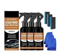 3 Set Turbo Shine Nexa 3 in 1 High Protection Spray, Nexa Turbo Shine Nano Repair & Protective Coating Spray, Turbo Shine Nexa Car Polish, Car Paint Quick Wax Polishing Spray
