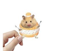 3 Sets 300Pcs Cute Hamster Stickers, Creative Funny Big-Eye Mouse Decals for DIY Phone Cases, Waterproof Decorative