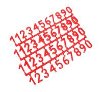 3 Sets Beekeeping Marking Number Hive Signs Red Plastic Set