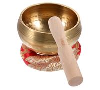 3 Sets Buddha Sound Bowl Buddha Music Bowl Singing Bowl Pillow Healing Soud Bowl Zen Bowl Chakra Bowls Himalayan Bowl Yoga Meditation Bowl Musical Bowl Copper Manual Stick