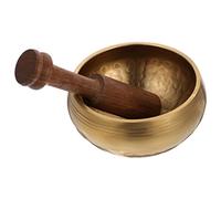 3 Sets Buddhist Music Bowl Gong Bowl Prayer Mindfulness Bowl Handmade Bowl Yoga Singing Bowls Buddha Music Instrument Buddhist Singing Bowl Tibetan Bowl Kit Clapper To Heal Tool