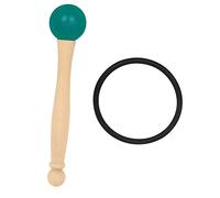 3 Sets Crystal Bowl Sound Percussion Blue Car Polish Chanting Bowl Mallet Bowl Mallets Crystal Singing Bowls Chanting Bowls Mallet Music Bowl Mallet Wooden Rubber Hit The Ball