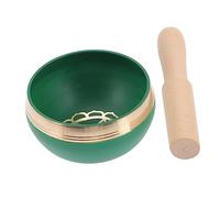 3 Sets Himalaya Bowl Yoga Bowl Buddha Singing Bowl Tibetan Music Bowls Healing Sound Bowl Meditation Singing Sound Bowl Tibetan Singing Bowl Doll Stand Copper Bronze Chime Manual