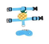 3 Sets Leash Summer Jackets Cat Collars Bunny Jacket Summer Vest Puppy Doggie Seat Belts Cat Traction Pet Seatbelt Tape (blue 11X11X4CMx2pcs)