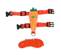 3 Sets Leash Summer Jackets Cat Collars Bunny Jacket Summer Vest Puppy Doggie Seat Belts Cat Traction Pet Seatbelt Tape (Red 11X11X4CM)