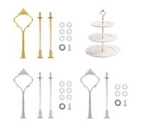 3 Sets Of Fruit Plate Holders, Cake Plate Holders, Cake Stand Accessories, Cake Stand Fixing Rods, Party Supplies