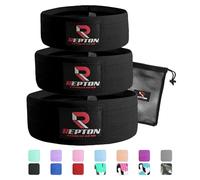 3 Sets Resistance Bands | Glutes, Hips and Legs Exercise Band | Ideal for Home Gym Fitness, Yoga, Pilates & Workout | Women and Men Non-Slip Booty Band | Physio Resistant Loop (Black)