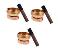 3 Sets Yoga Meditation Bowl Meditations Marcus Aurelius Singing Bowls Yoga Accessories Meditation Music Bowl Meditation Accessories Stuff Tibetan Meditation Bowl Nepal Copper