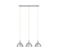 Interiors by PH Jasper Chrome Horizontal Pendant Light, Silver
