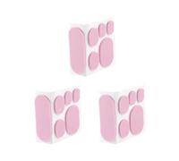 3 Sheet Protectors Pink Silicone Foam Foot Blister Prevention Pads | Skin Safe Pressure Relief for Corns and Calluses, Sweat Absorbent Foot Care for Outdoors Men Women