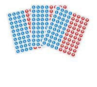 3 Sheets 240PCS 15MM Left Right Stickers Waterproof Self Adhesive L R Direction Labels for Marking Round Indicator Stickers