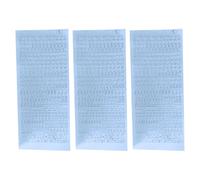 3 Sheets Alphabets Sticker Scrapbook Journal Decorative Label Letter for Party Letter