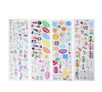 3 Sheets Animal Alphabet Wall Decals Peel and Stick Removable PVC | Colorful Educational Decor for Classroom and Office, Matte Finish, Supports Early Math, Use
