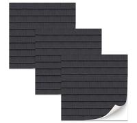 3 Sheets Black Rectangular Self-Adhesive Roof Tile Wallpaper 1:12 Dollhouse Shingles Contact Paper Peel-&-Stick Miniature Roofing Sheet DIY Craft Decal for Model Building Furniture Refresh